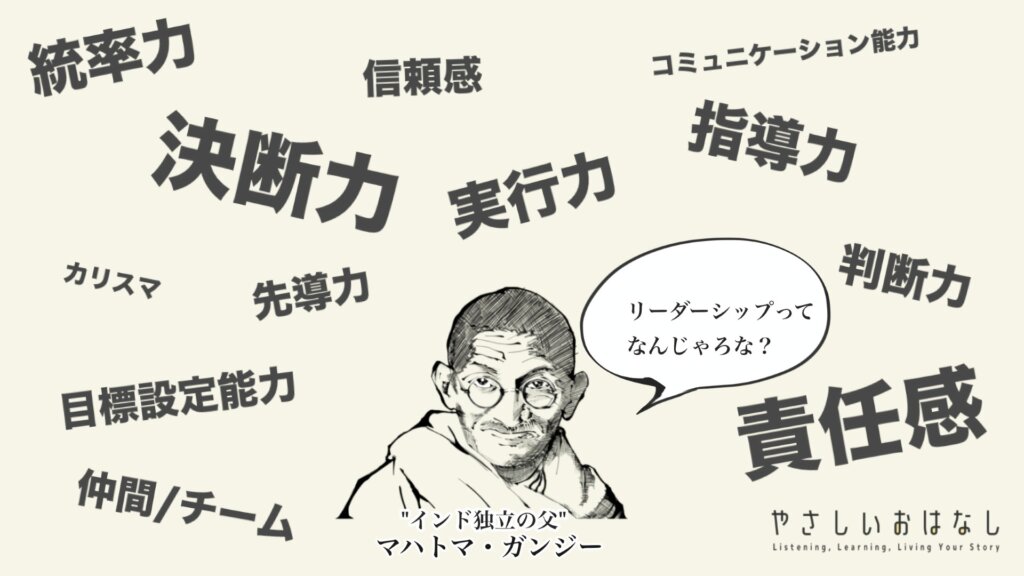 一般的な「リーダーシップ」のイメージとして、ぱっと思い浮かぶ関連ワードは、次のような感じでしょうか。